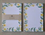 Notepad - Buttercup - florals - yellow flowers