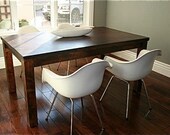 Contemporary Parsons style farm table