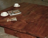 Farm Table: Live Edge Style hand crafted Coffee Table