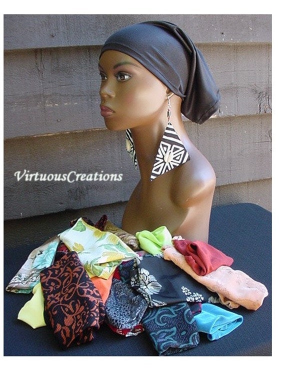 Natural Hair Accessories-Headbands-Tubes-One Dozen Assorted