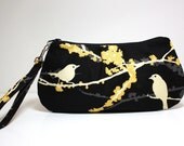 Sweet Pea Zip and Go Wristlet / AVIARY 2 by Joel Dewberry