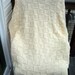 Super Sale - Beautiful Baby Cream Checkerboard Basket - 35 inch x 45 inch - Knitted Baby Blanket - FREE SHIPPING