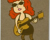 Small Painting - Poison Ivy (The Cramps)