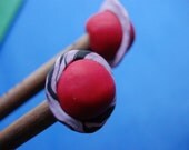 Walnut Saturn Knitting Needles sz 14