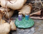 Enchanted Pixie Dust Vials with Ceramic Holder