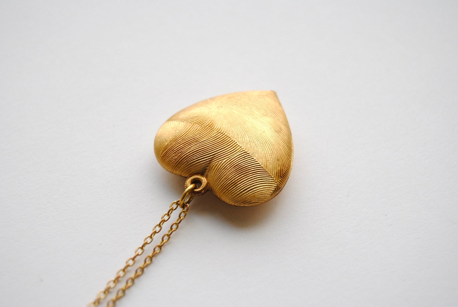 Vintage Heart Necklace - Handmade Jewelry - Free Shipping in the US - Summer Fashion