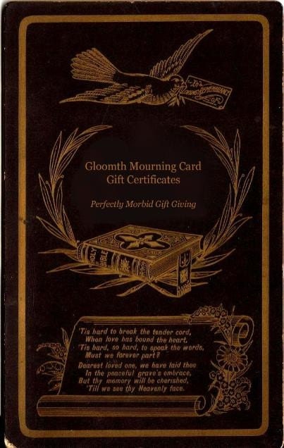 Gloomth Gift Certificate- 10 Dollars