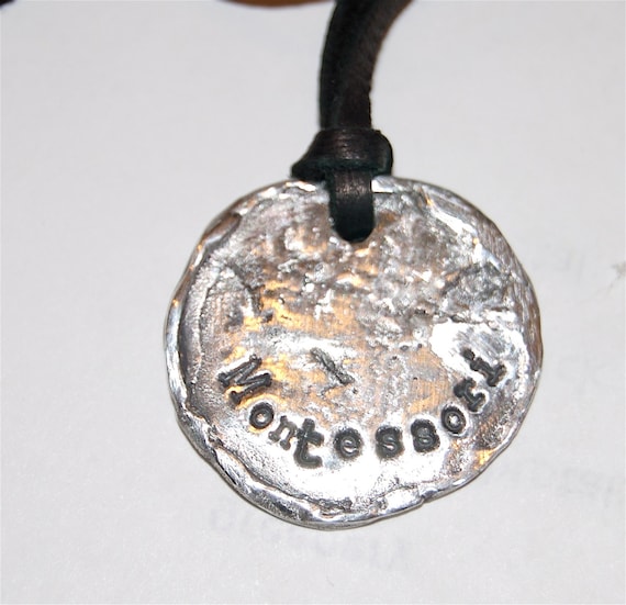 Montessori Pendant Fine Silver