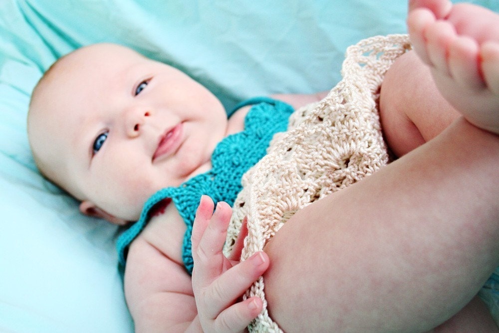 PDF Crochet Pattern for Baby Belle Dress- Permission To Sell Finished Items