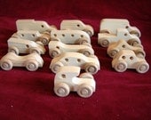 Mini-Vehicles, 12 Assorted Pine, Unfinished