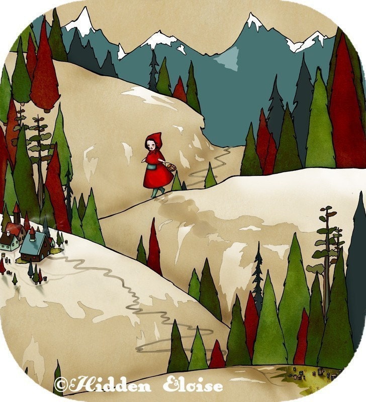 I'll pillage your village  -- Print 8 x 11 inches --