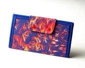 Vegan Friendly Clutch Wallet - Fire Moss // Photo Fabric Collection