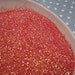 Coral Glitter - Ultra Fine - Semi-Transparent Art - Ultrafine - Color: Vintage Salmon Orange