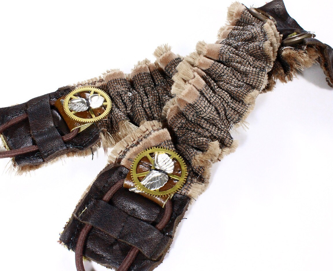 Steampunk Shirt Garters Mens Sleeve Garter Band by edmdesigns
