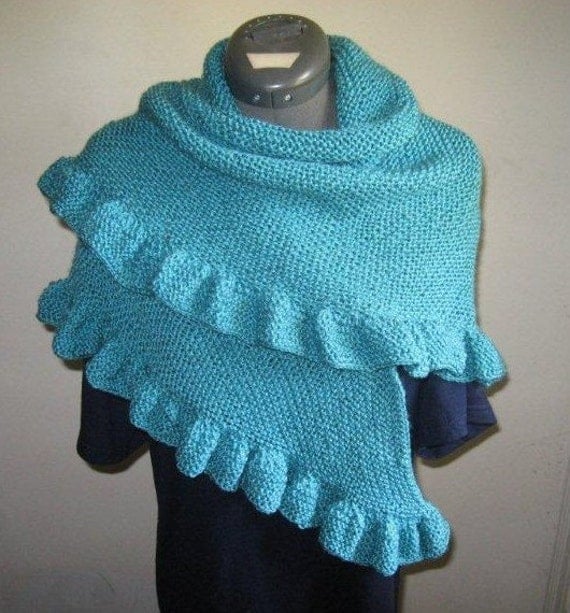 nobleknits triangle shawl