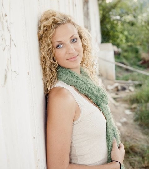 Portrait Pashmina Scarf Wrap Shawl Photo Prop, Mint Sage Green or YOU CHOOSE COLOR