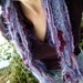 Amethyst Scarf with Lavender, Purple Fringe Scarf, Lilac, Maroon, Burgundy - Fringe O Rama Purple Scarf, Handmade in the USA Accessories