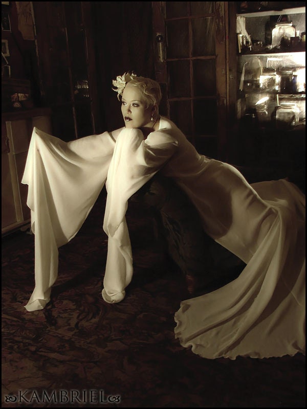 Ivory Dracula's Bride Gown by Kambriel