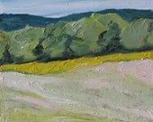 Fournier Appalachian Plein Air Oil Painting Quebec Canada "The Row Of Trees no2 " , 10" x 12"