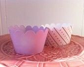 Lavender Cupcake Wrappers