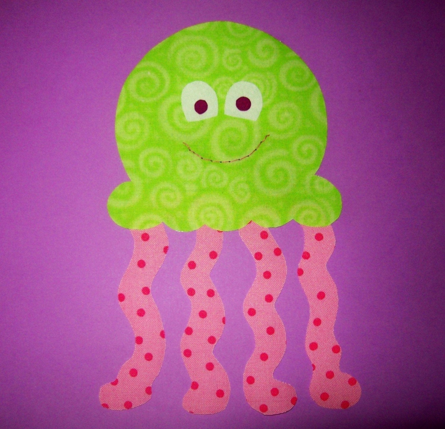 Fabric Applique TEMPLATE ONLY JellyFish Jelly Fish
