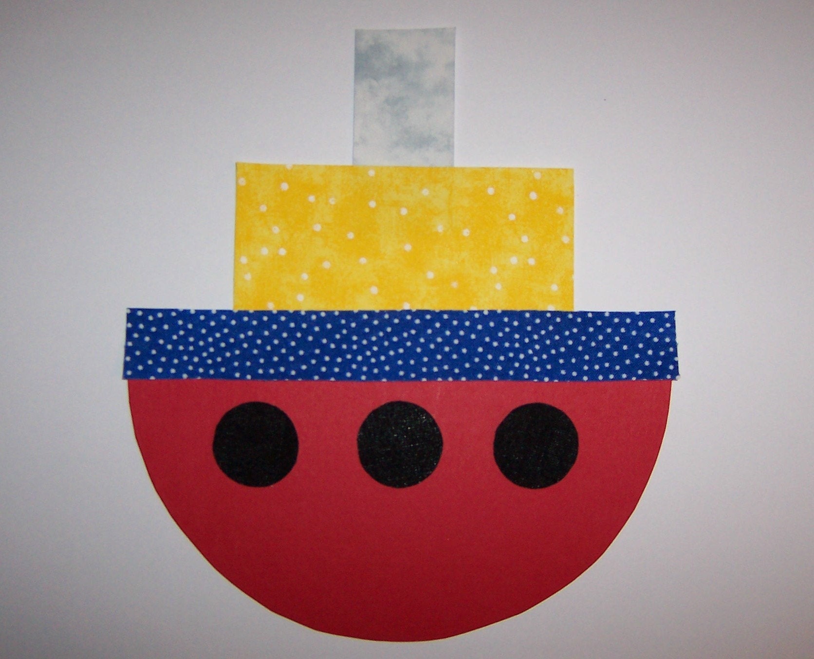 Boat Applique Pattern