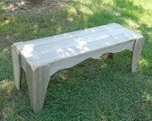 Large Wood Bench. Coffee Table. Garden Bench. Entry Way Bench. Wooden Recycled Bench. Eco Decor. Rustic Decor.