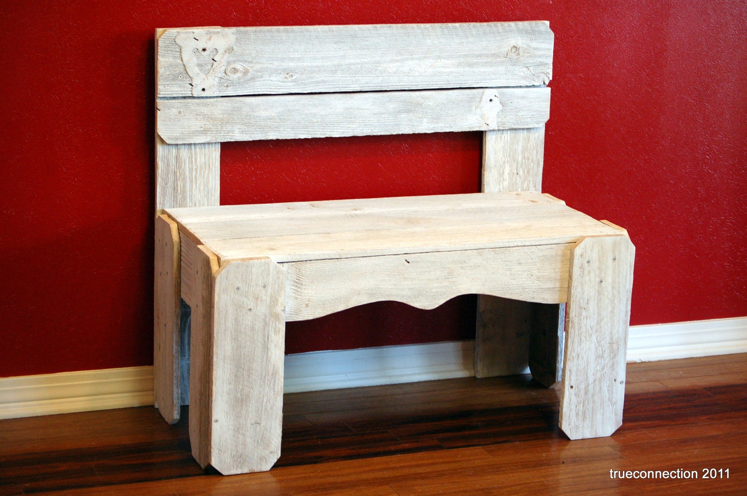 Wooden Bench. Entry Bench. White Wood Furniture. Wood Bench. White Wood Bench Farmhouse Furniture Beach House Bench
