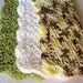 Spa Cloth Set of 3 in Pistachio, White and Olive Sprinkles