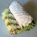 Spa Cloth Set of 3 in Pistachio, White and Olive Sprinkles