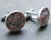 Boston Red Soxs,  Boston Red Soxs Cuff Link, Boston Map, Fenway Park, Fenway Park Art, Style Me Pretty