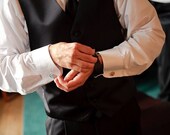 Map Cufflinks Wedding Day Best Man Gifts Custom Map Sterling Silver Round Cufflinks. You Select the Journey.