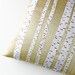 Birch Trees Pillow Cover 16 x 16 silk ribbon embroidery