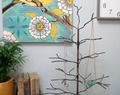 November. Handwelded recycled steel tree for jewelry or decoration, Made to Order