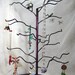 Plum Tree. Hand welded steel tree for jewelry or decoration