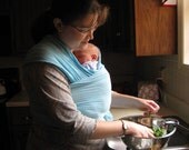 Woven Baby Wrap sling carrier  - Airy Cotton Gauze - DVD - 18 color choices