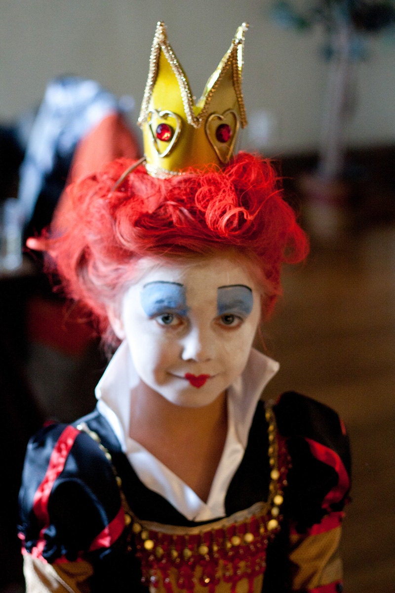 Tim Burton children's costumes - Edward Scissorhands or the Red Queen - Custom Made