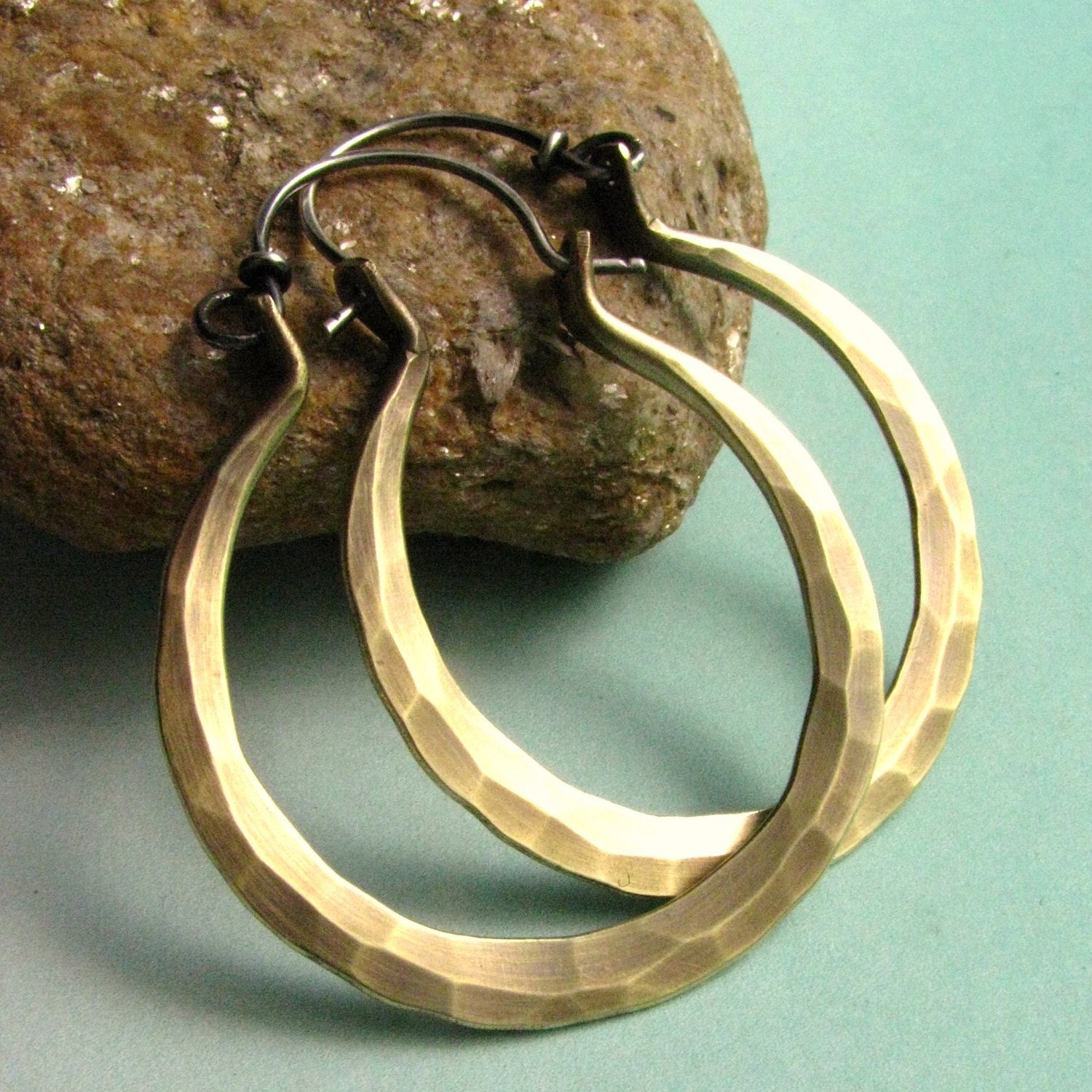 Large brass hoop Clearance