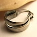 Classic Beauty - Hammered Small Sterling Silver Hoop Earrings
