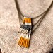Tri level Beaded Necklace - Mustard