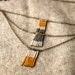 Tri level Beaded Necklace - Mustard