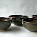 Pottery Bowls Dessert Size Set of 4