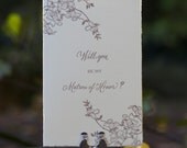 Will you be my Matron of Honor card