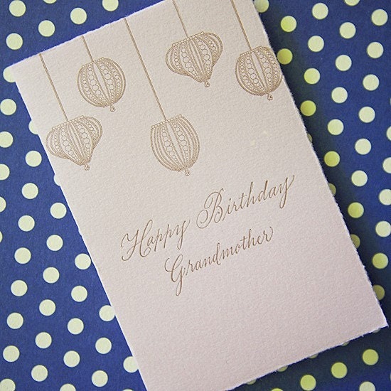 Happy Birthday  Grandmother card