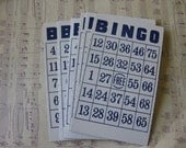 Vintage Bingo Cards- Set of 6
