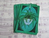 Vintage Fern Playing Cards- Set of 10