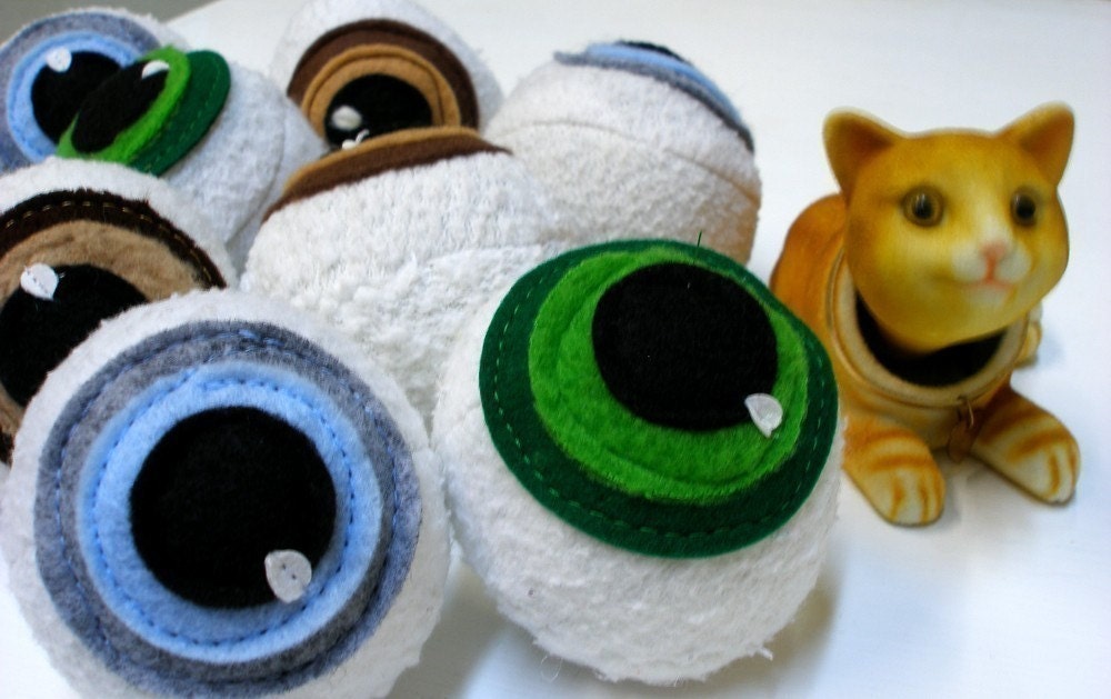 BULK 3 Sets Catnip Eyeballs