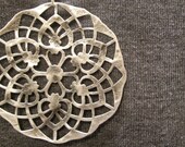 Antique Silver metal  filigree post earrings Lace metal Jewelry Sale Black Friday Etsy Cyber Monday Etsy