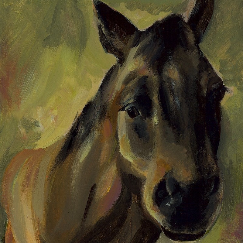 Horse Art-Romeo- Archival Print
