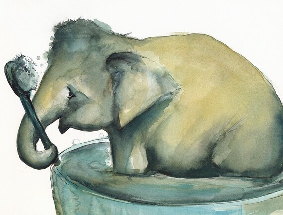Dirty Elephant Archival Print